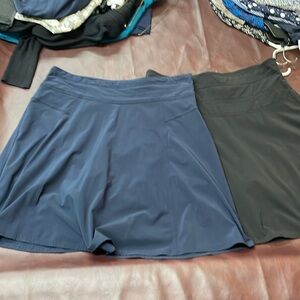 Athleta quick dry skorts 12T lot of two